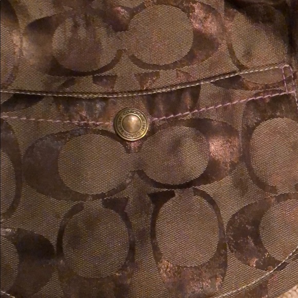 Metallic gold Coach hobo - Picture 2 of 7